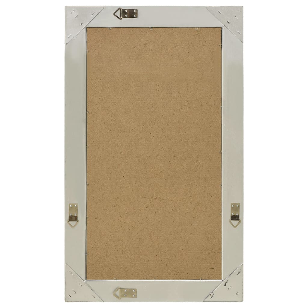 Wandspiegel im Barock-Stil 50x80 cm Silbern