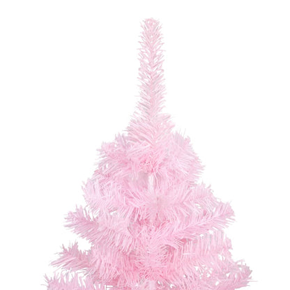 Künstlicher Weihnachtsbaum mit Ständer Rosa 150 cm PVC