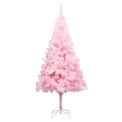 Künstlicher Weihnachtsbaum mit Ständer Rosa 210 cm PVC
