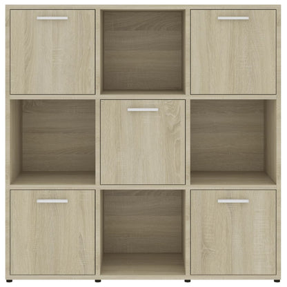 Bücherregal Sonoma-Eiche 90x30x90 cm Holzwerkstoff