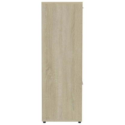 Bücherregal Sonoma-Eiche 90x30x90 cm Holzwerkstoff