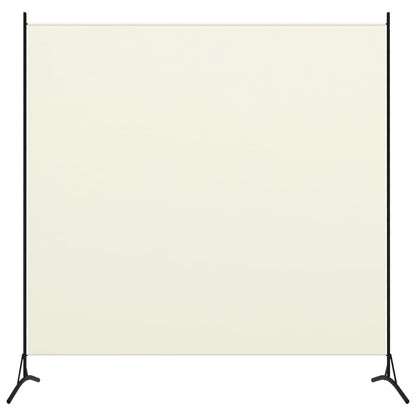 Raumteiler Weiß 175x180 cm Stoff