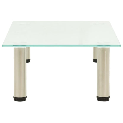 TV-Tisch 60x35x17 cm Satiniertes Hartglas