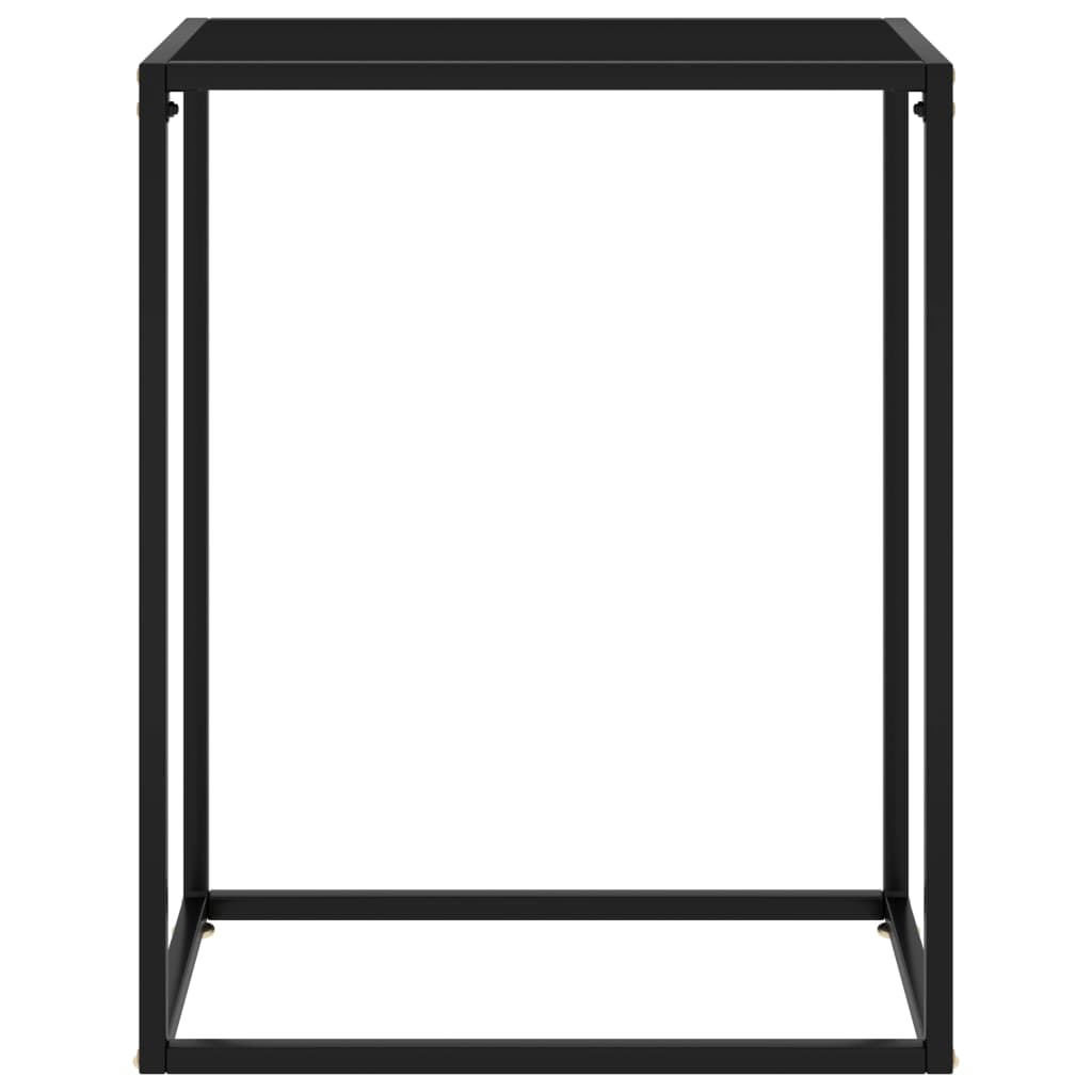 Konsolentisch Schwarz 60x35x75 cm Hartglas