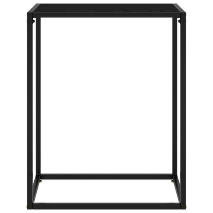 Konsolentisch Schwarz 60x35x75 cm Hartglas