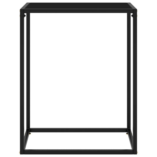 Konsolentisch Schwarz 60x35x75 cm Hartglas
