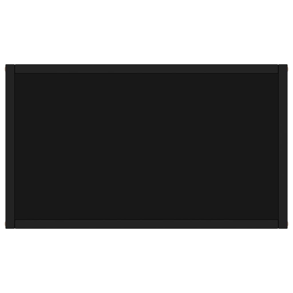 Konsolentisch Schwarz 60x35x75 cm Hartglas