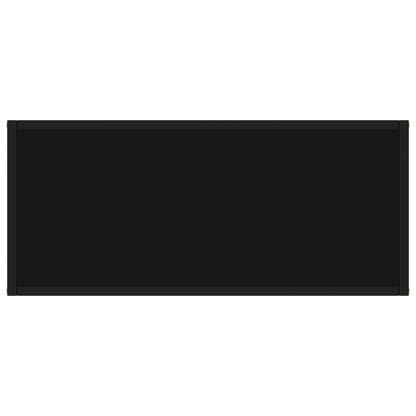 Konsolentisch Schwarz 80x35x75 cm Hartglas