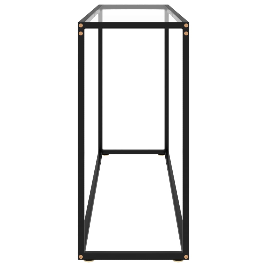 Konsolentisch Transparent 120x35x75 cm Hartglas