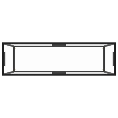 Konsolentisch Transparent 120x35x75 cm Hartglas