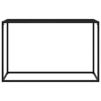 Konsolentisch Schwarz 120x35x75 cm Hartglas
