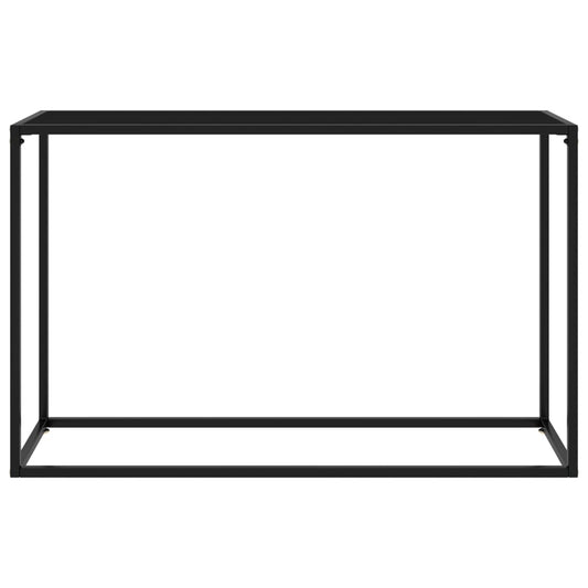 Konsolentisch Schwarz 120x35x75 cm Hartglas