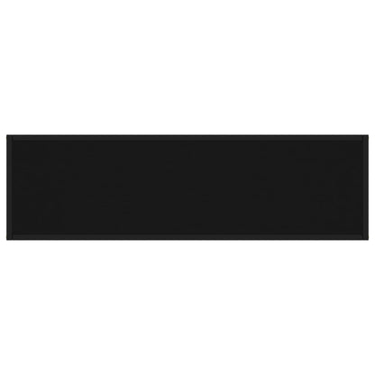 Konsolentisch Schwarz 120x35x75 cm Hartglas