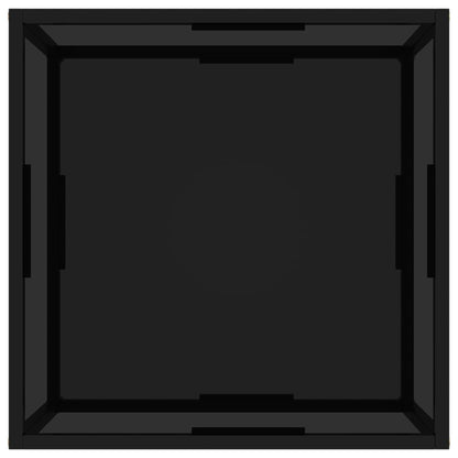 Couchtisch Schwarz 60x60x35 cm Hartglas
