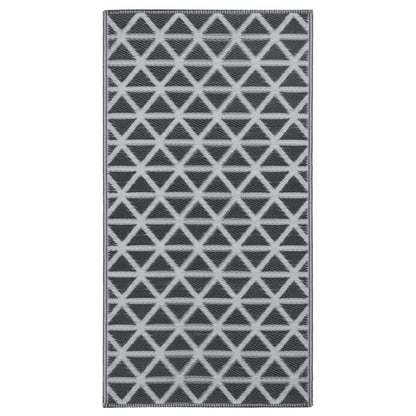 Outdoor-Teppich ARAKIL Schwarz 80x150 cm PP