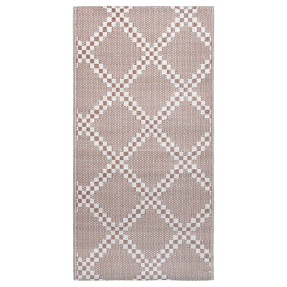 Outdoor-Teppich ARAKIL Braun 80x150 cm PP