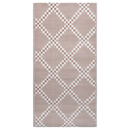 Outdoor-Teppich ARAKIL Braun 190x290 cm PP