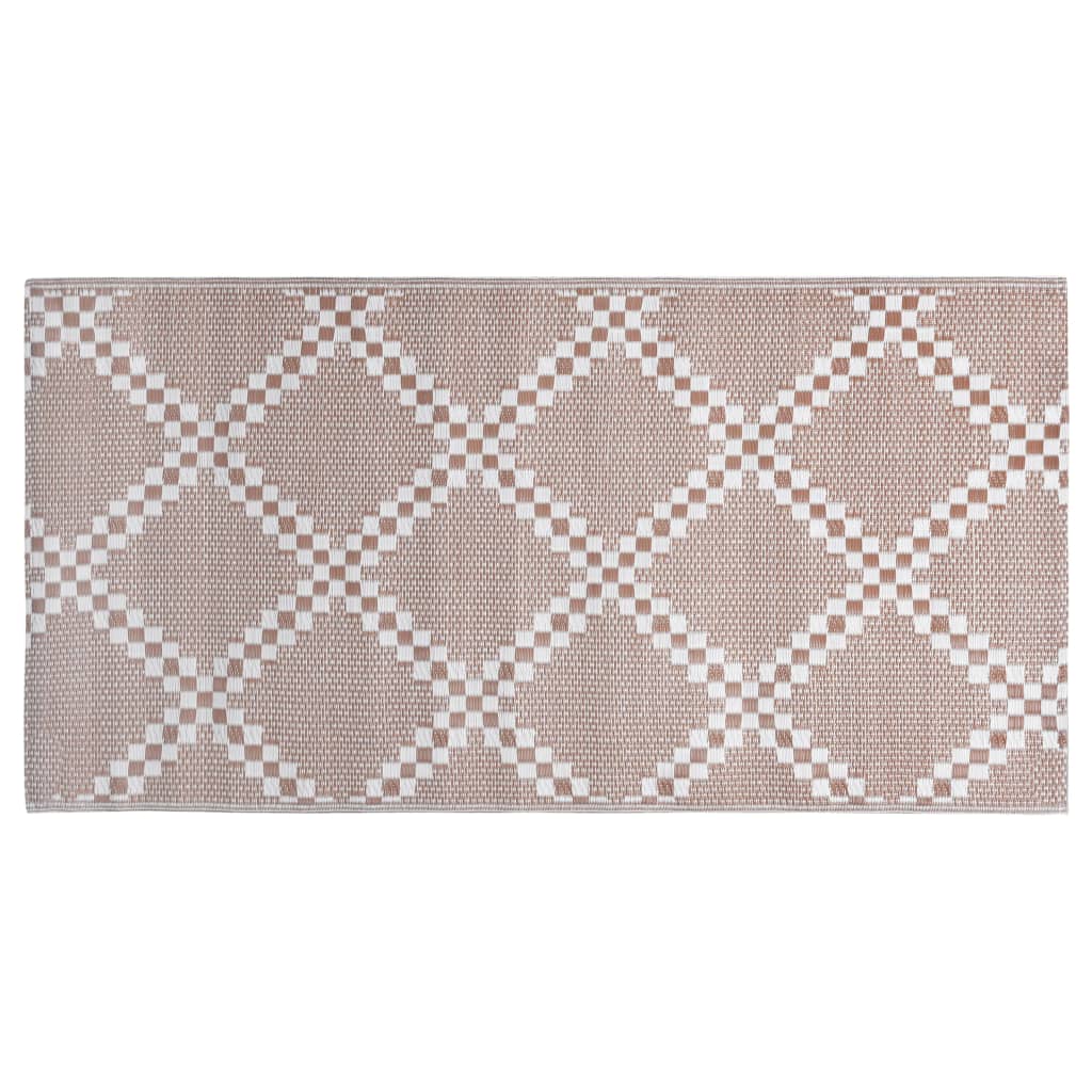 Outdoor-Teppich ARAKIL Braun 190x290 cm PP