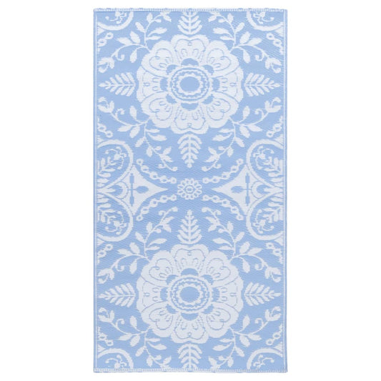 Outdoor-Teppich ARAKIL Babyblau 80x150 cm PP