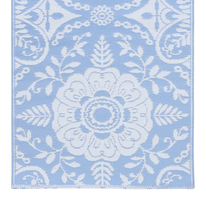 Outdoor-Teppich ARAKIL Babyblau 80x150 cm PP