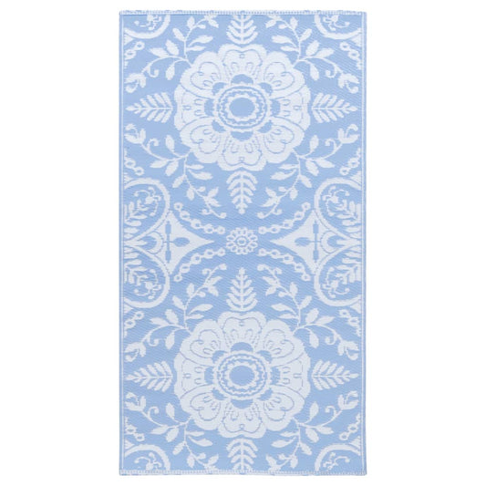 Outdoor-Teppich ARAKIL Babyblau 160x230 cm PP