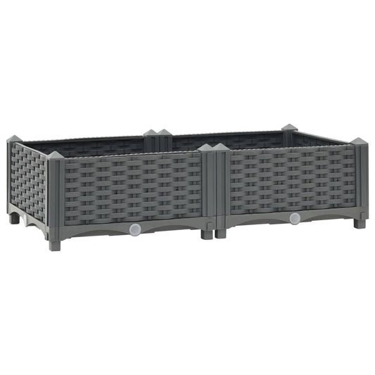Hochbeet 80x40x23 cm Polypropylen