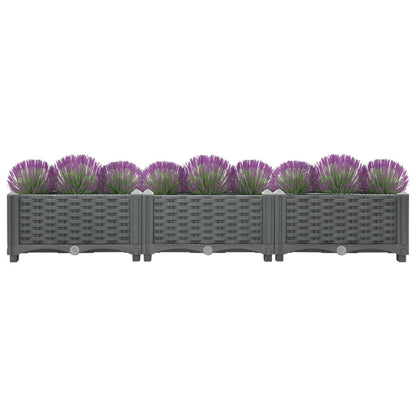 Hochbeet 120x40x23 cm Polypropylen