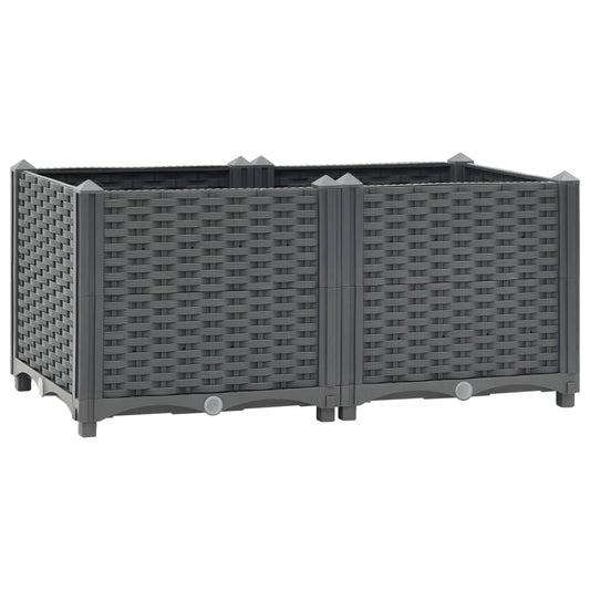 Hochbeet 80x40x38 cm Polypropylen