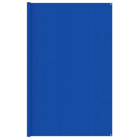 Zeltteppich 300x600 cm Blau HDPE