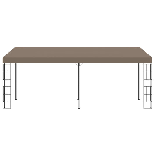 Wand-Pavillon 6x3 m Taupe Stoff