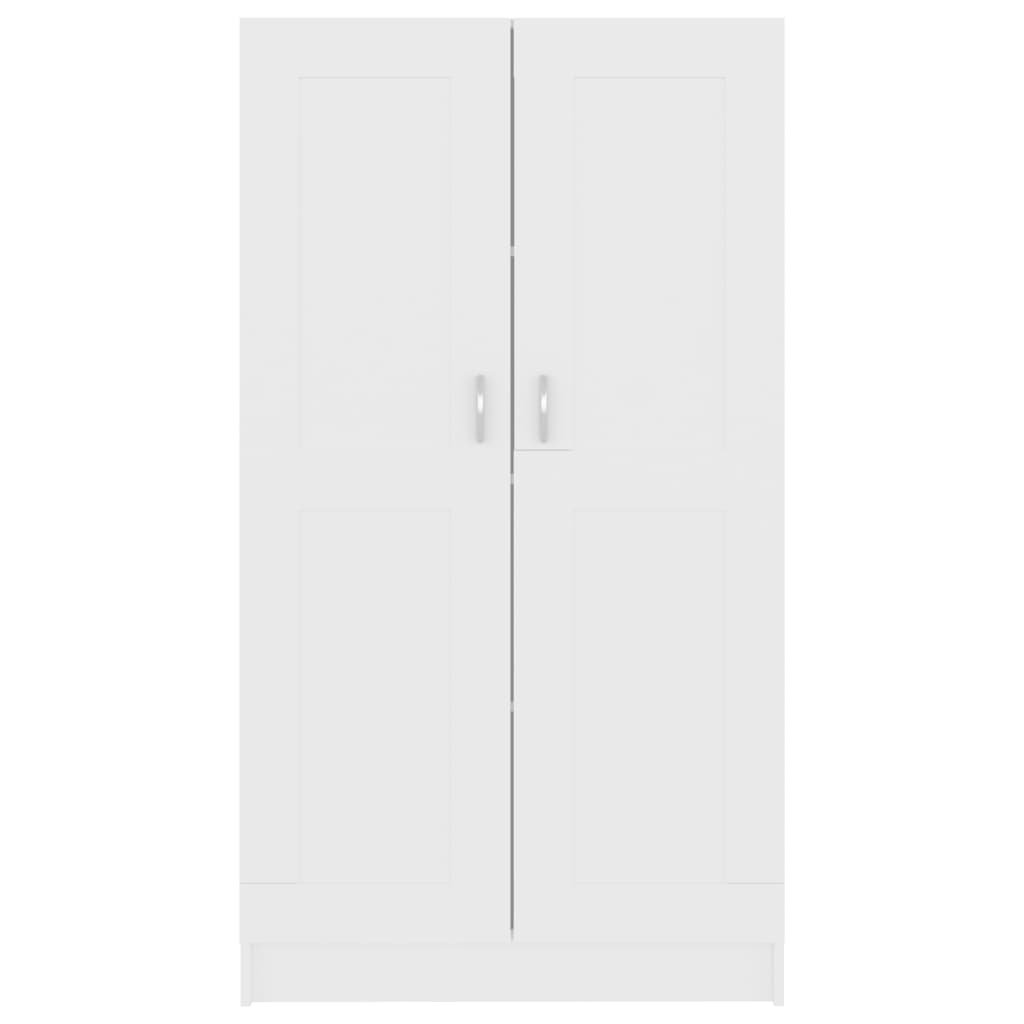 Bücherschrank Weiß 82,5x30,5x150 cm Holzwerkstoff