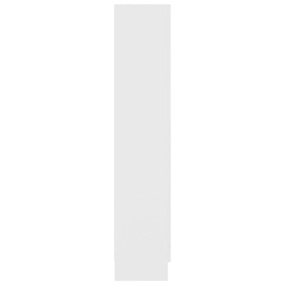 Vitrinenschrank Weiß 82,5x30,5x150 cm Holzwerkstoff