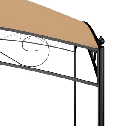 Pavillon 3x3x2,65 m Taupe 180 g/m²