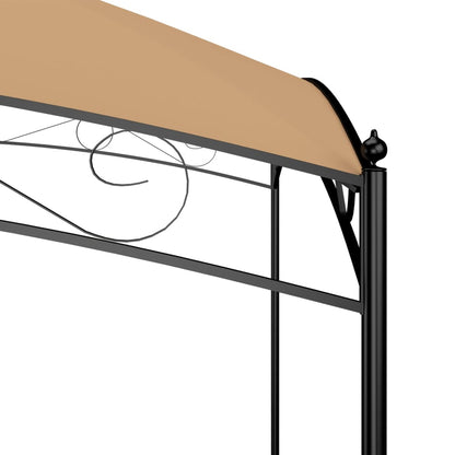 Pavillon 3x4x2,65 m Taupe 180 g/m²