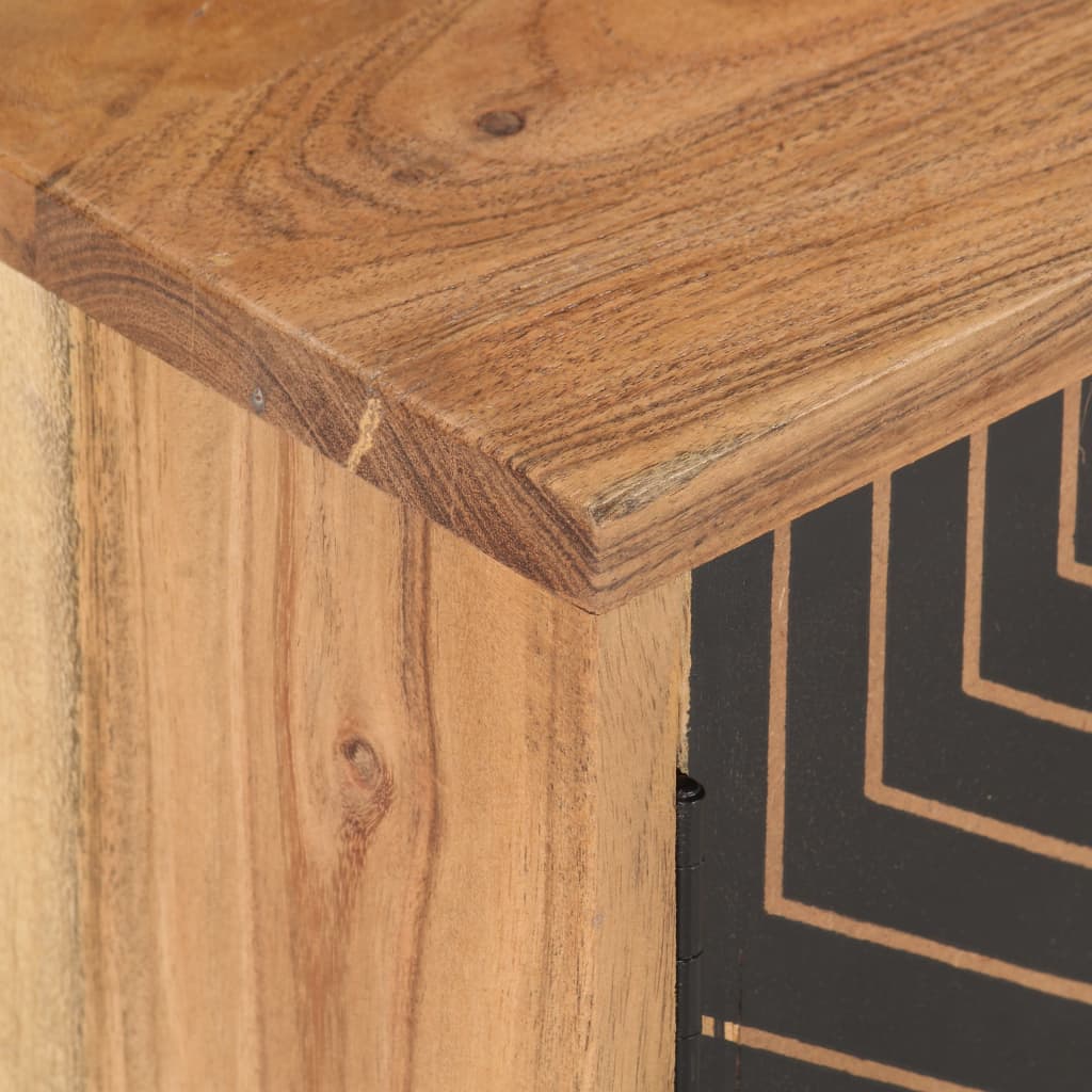 TV-Schrank 115x30x39 cm Massivholz Akazie