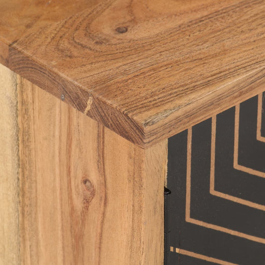 TV-Schrank 115x30x39 cm Massivholz Akazie