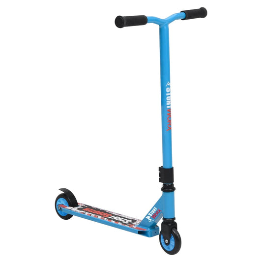Stunt Scooter mit Aluminium-Lenker Blau