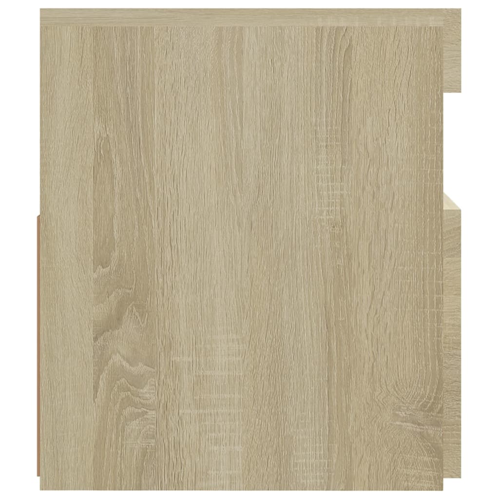 TV-Schrank mit LED-Leuchten Sonoma-Eiche 120x35x40 cm