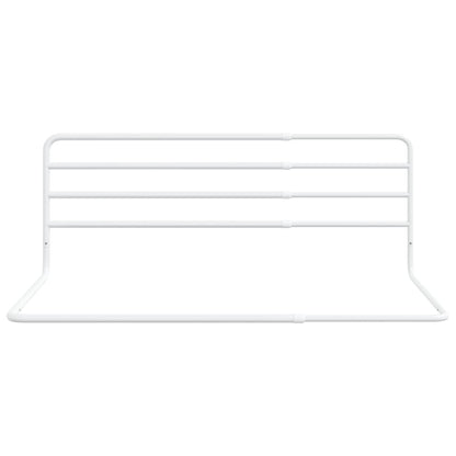 Kleinkind-Bettschutzgitter Weiß (76-137)x55 cm Eisen