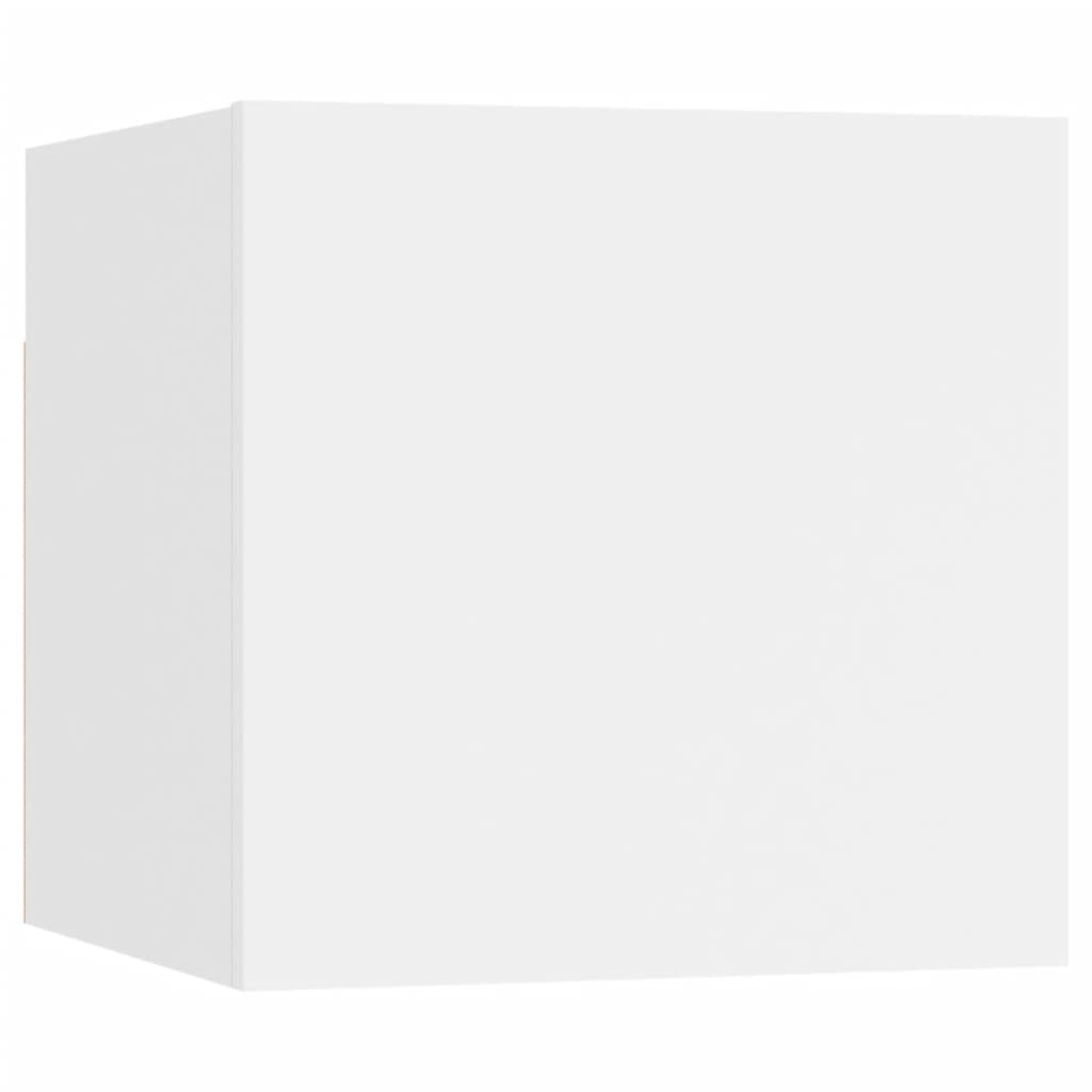 TV-Wandschränke 2 Stk. Weiß 30,5x30x30 cm