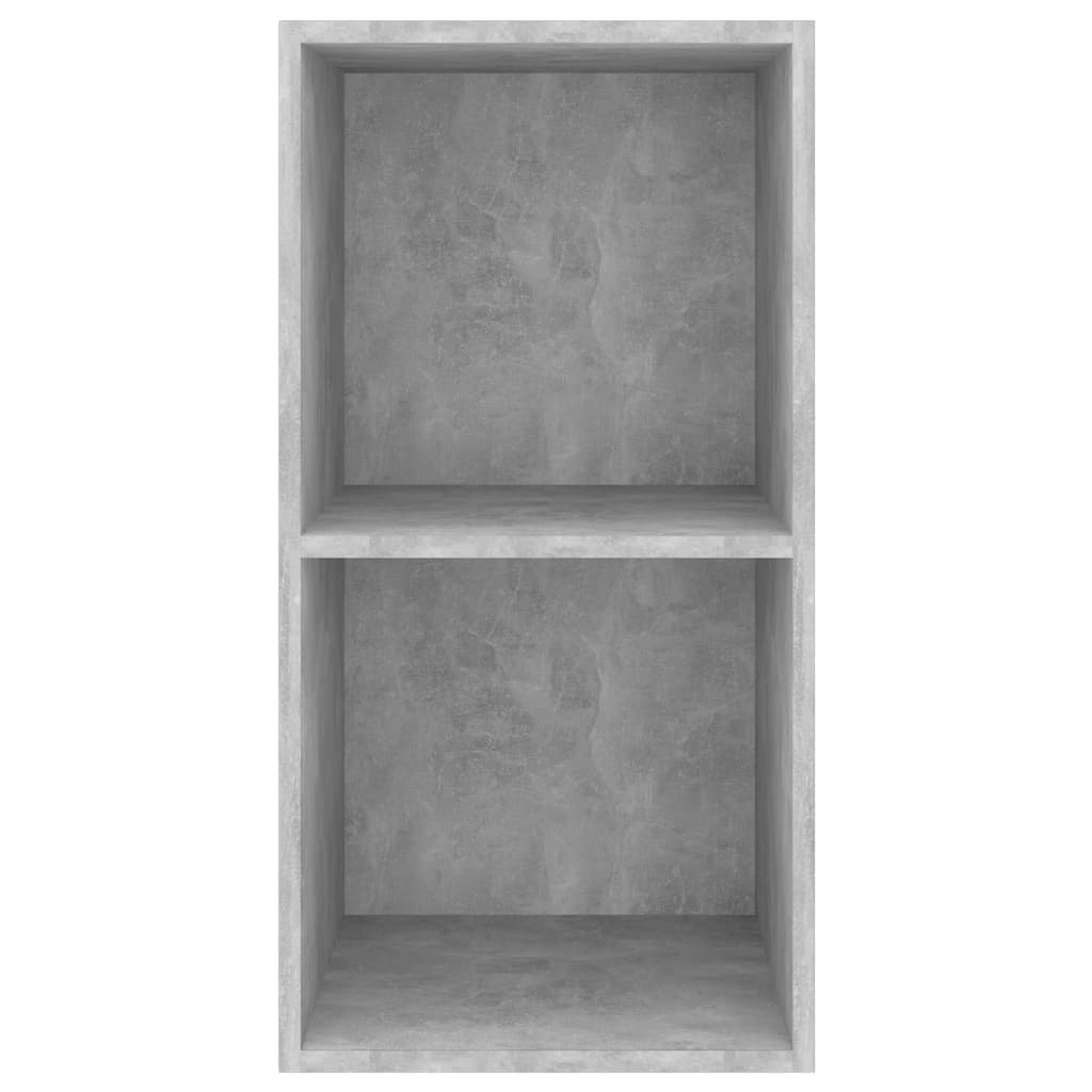 TV-Wandschrank Betongrau 37x37x72 cm Holzwerkstoff