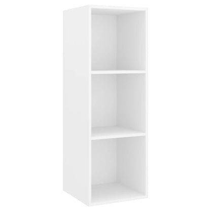 TV-Wandschrank Weiß 37x37x107 cm Holzwerkstoff
