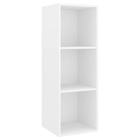 TV-Wandschrank Weiß 37x37x107 cm Holzwerkstoff