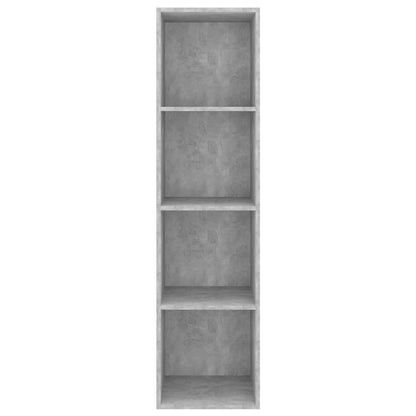 TV-Wandschrank Betongrau 37x37x142,5 cm Holzwerkstoff