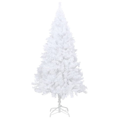 Künstlicher Weihnachtsbaum mit Dicken Zweigen Weiß 120 cm PVC