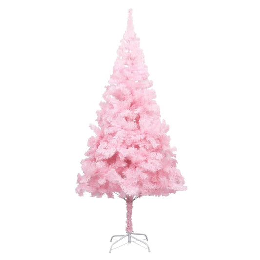 Künstlicher Weihnachtsbaum mit Ständer Rosa 240 cm PVC