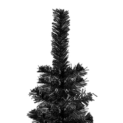 Schlanker Weihnachtsbaum Schwarz 240 cm