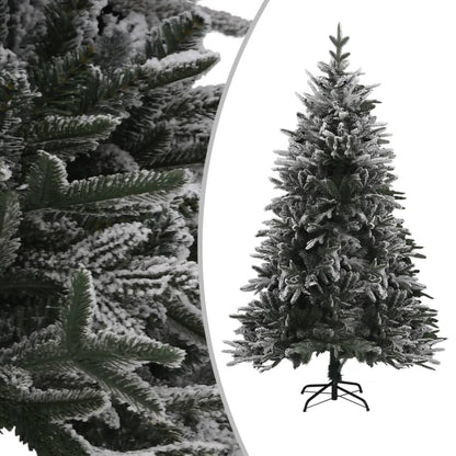 Künstlicher Weihnachtsbaum Beschneit Grün 180 cm PVC PE