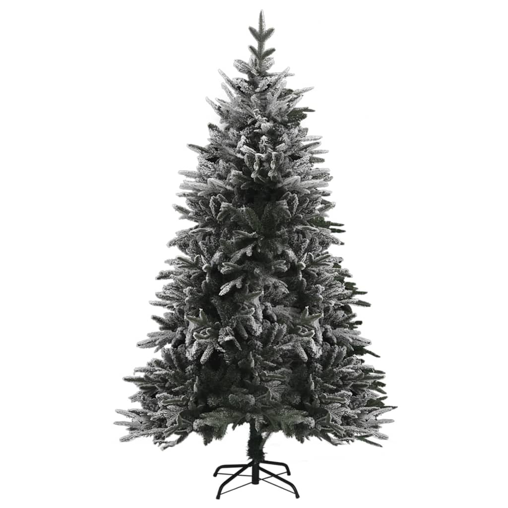Künstlicher Weihnachtsbaum Beschneit Grün 180 cm PVC PE