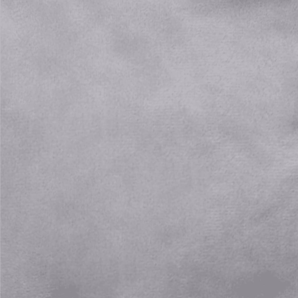 Hundebett Schwarz-Grau 99x89x21 cm Plüsch und Kunstleder